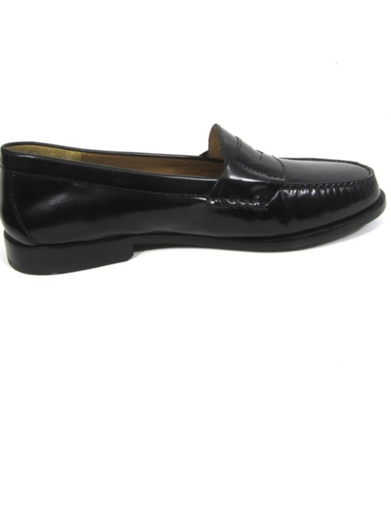 Cole Haan Men 12D 03503 New or Like New Pinch Penny Black Loafers Smooth Leather main image 5